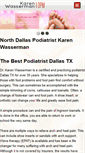 Mobile Screenshot of northdallaspodiatrist.com